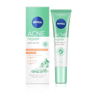 Nivea Acne Repair Spot Serum นีเวีย แอคเน่ รีแพร์ สปอต เซรั่ม เจลแต้มสิว 15 มล.