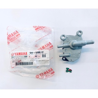 ก๊อกน้ำมัน MIO-NEW FINO JR120 BELL-R Y100แท้ศูนย์YAMAHA100%(5HVF450000)