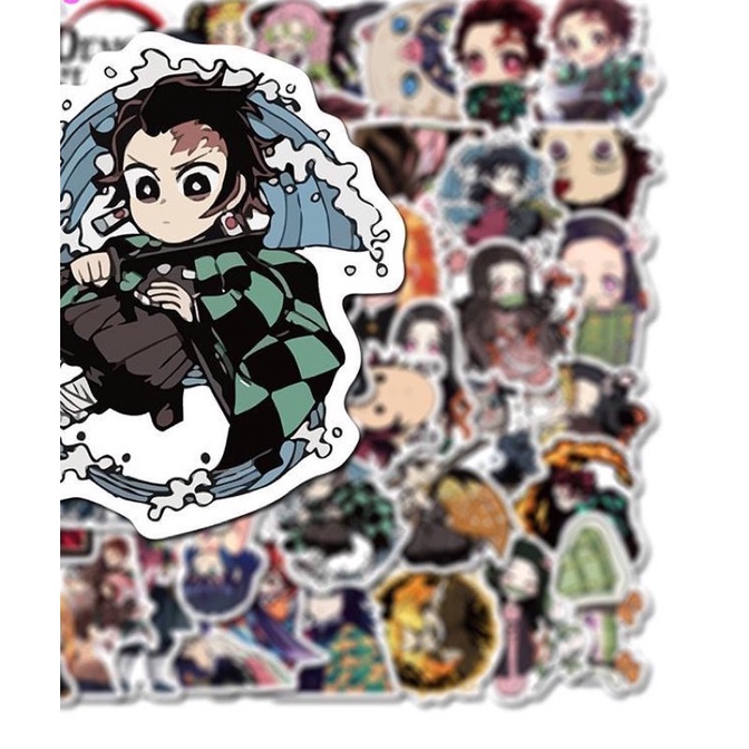 สติ๊กเกอร์-ดาบพิฆาตอสูร-14-kimetsu-no-yaiba-50-ชิ้น-ดาบพิฆาต-ทันจิโร่-ดาบอสูร-demon-slayer-เนะสึโกะ-เนสึโกะ-เซนเนสึ-ดาบ