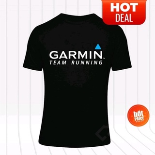 เสื้อยืด - เสื้อยืดผ้าฝ้ายGARMINทีมวิ่งแขนสั้นพร้อมสต็อก