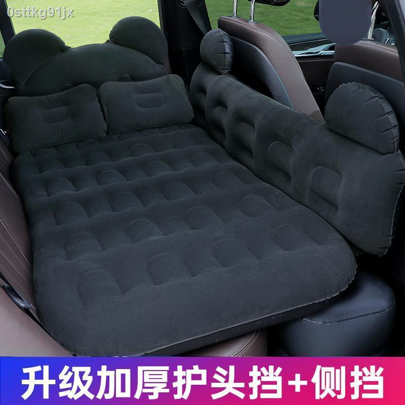 เตียงเป่าลมในรถยนต์เบาะนอนในรถ