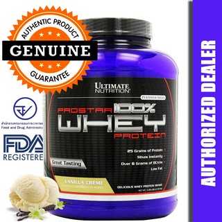 สินค้า Ultimate Nutrition เวย์โปรตีน ProStar Whey Protein 5.28lbs - Vanilla Creme
