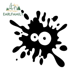 Earlfamily สติกเกอร์ไวนิล ลายการ์ตูนหัวกะโหลก 13 ซม. x 12.5 ซม. สําหรับตกแต่งรถยนต์