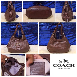 👝: COACH F15075 Large Soho Leather Shoulder Purse แท้💯%