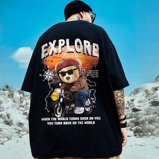 เสื้อยืดแฟชั่นฤดูร้อนสำหรับผู้ชาย🔥COD M-8XL🔥 พลัสขนาดแฟชั่นผู้ชายเสื้อยืดวินเทจฤดูร้อนสีดำขนาดใหญ่เสื้อยืดสำหรับผู้ชาย
