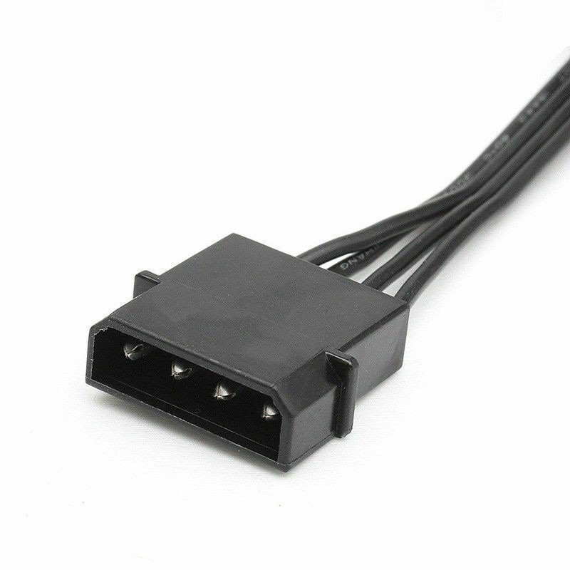สายเคเบิ้ลพาวเวอร์ซัพพลาย 4 pin ide to 5 - port 4 pin molex to multi ...