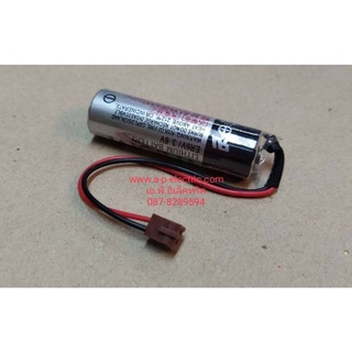 TOSHIBA ULTRA Lithium ER6V (ขั้วน้ำตาลเล็ก) 3.6V  Lithium Battery สินค้าใหม่