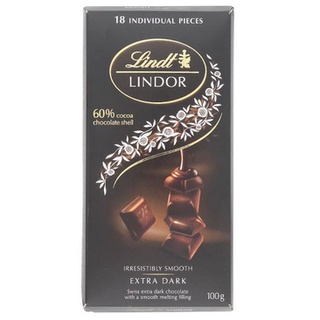 ลินด์ ลินเดอร์ ดาร์กช็อกโกแลตสูตรโกโก้ 60% สอดไส้ครีมโกโก้ 100กรัม