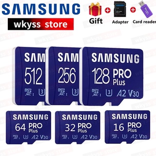 สินค้า SAMSUNG การ์ดหน่วยความจํา Micro SD 1024GB 512GB 256GB 32GB 128GB 64GB 16GB 160MB U3 TF