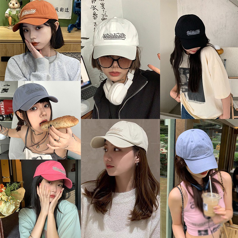 หมวกเบสบอล-หมวกแก๊ปกันแดด-ปักลายตัวอักษร-ขนาดใหญ่-สไตล์เกาหลี-เหมาะกับฤดูร้อน-สําหรับผู้ชาย-และผู้หญิง