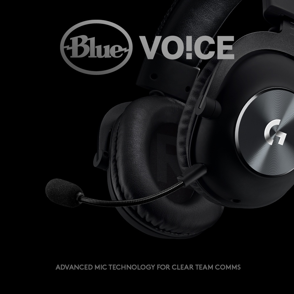 ภาพหน้าปกสินค้าLogitech G Pro X Gaming Headset with Blue Voice, DTS Headphone 7.1 ( หูฟังเกมมิ่งพร้อมไมค์ เกรดมือโปร ) จากร้าน logi.shop บน Shopee