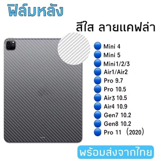 ฟิล์มหลังใสเคฟล่า สำหรับipad Gen10 2022/mini6/Pro11 2021/2020/Air4 10.9 Air5/Gen7 10.2 Gen8 gen9/9.7 Air1/Mini 1/2/3/4/5