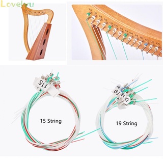 ภาพหน้าปกสินค้า<READY STOCK>[ Ready Stock ]15/16/19/21/24Strings Lyre Brass Strings Set Lyre Harp Nylon String Replacement100% brand new！ ที่เกี่ยวข้อง