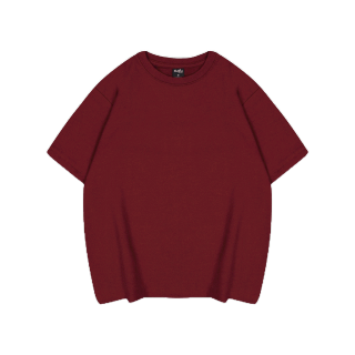 โปรโมชั่น : YuenPuen เสื้อยืด Oversize สีเลือดหมู ไม่ยืด ไม่ย้วย ไม่ต้องรีด เสื้อสีพื้น ผ้าCotton ผสม Polyester เนื้อผ้านุ่มใส่สบาย