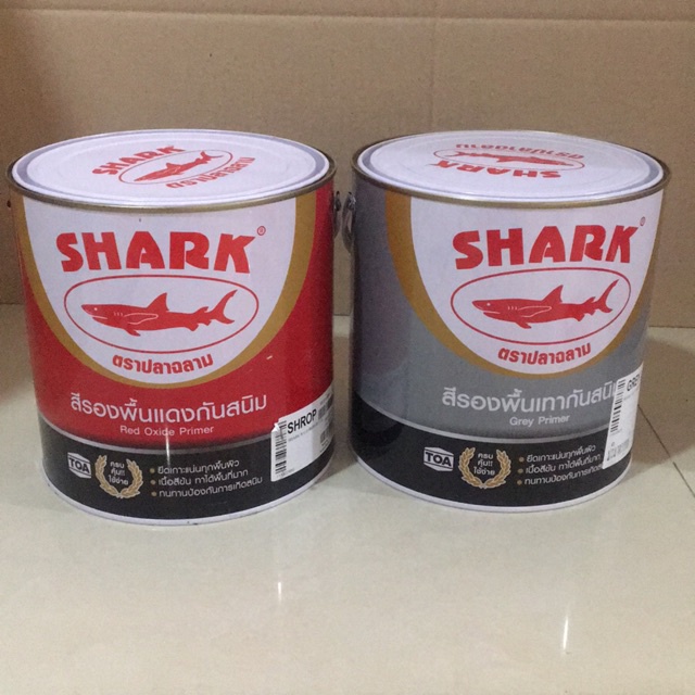 toa-shark-สีรองพื้นกันสนิม-ตราฉลาม-สีกันสนิมแดง-เทา-จำกัดออเดอร์ละไม่เกิน4แกลลอน