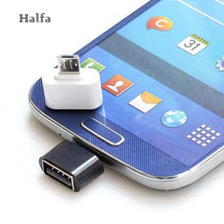 Hl☆อะแดปเตอร์แปลง Micro USB Male เป็น USB 2.0 OTG สําหรับ Android Tablet Phone 2 ชิ้น