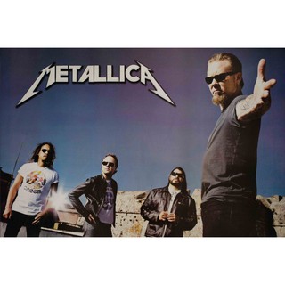 โปสเตอร์ วง ดนตรี Metallica เมทัลลิกา โปสเตอร์ ภาพวงดนตรี โปสเตอร์ติดผนัง โปสเตอร์สวยๆ poster