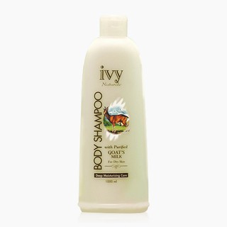 สินค้า Ivy Body Shampoo Goat’s Milk อาบน้ำ หอมนุ่มละมุน 1000ml ฝาบิ๊กแบ็ก