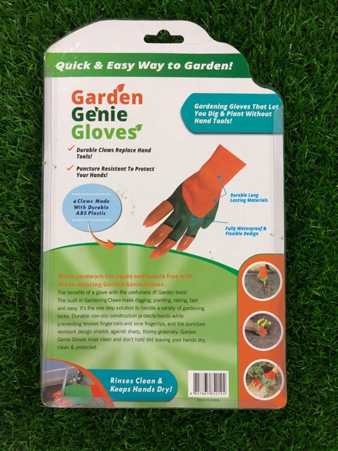 ถุงมือขุดดินทำสวน-1-ข้าง-ถุงมือทำสวน-garden-genie-glovesช่วยปกป้องหนาม-ขุดดิน-พรวนดิน-จัดสวน-แต่งสวน