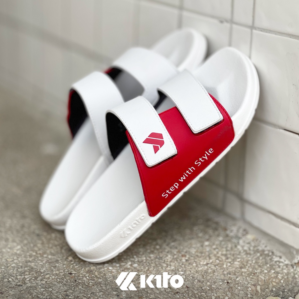 รองเท้าแตะแบบสวม-kito-รุ่น-ah81-ของ-แท้-100-ส่งพร้อมกล่อง-พร้อมป้าย-ปรับหน้าเท้าได้-ของแท้