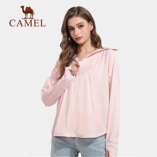 Camel เสื้อแจ็กเก็ต ผ้าเรยอน กันแดด ระบายอากาศ ป้องกันรังสียูวี สําหรับผู้หญิง