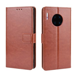 Huawei Mate 30 Pro เคส Leather Case เคสโทรศัพท์ Stand Wallet Huawei Mate30 30Pro เคสมือถือ Cover