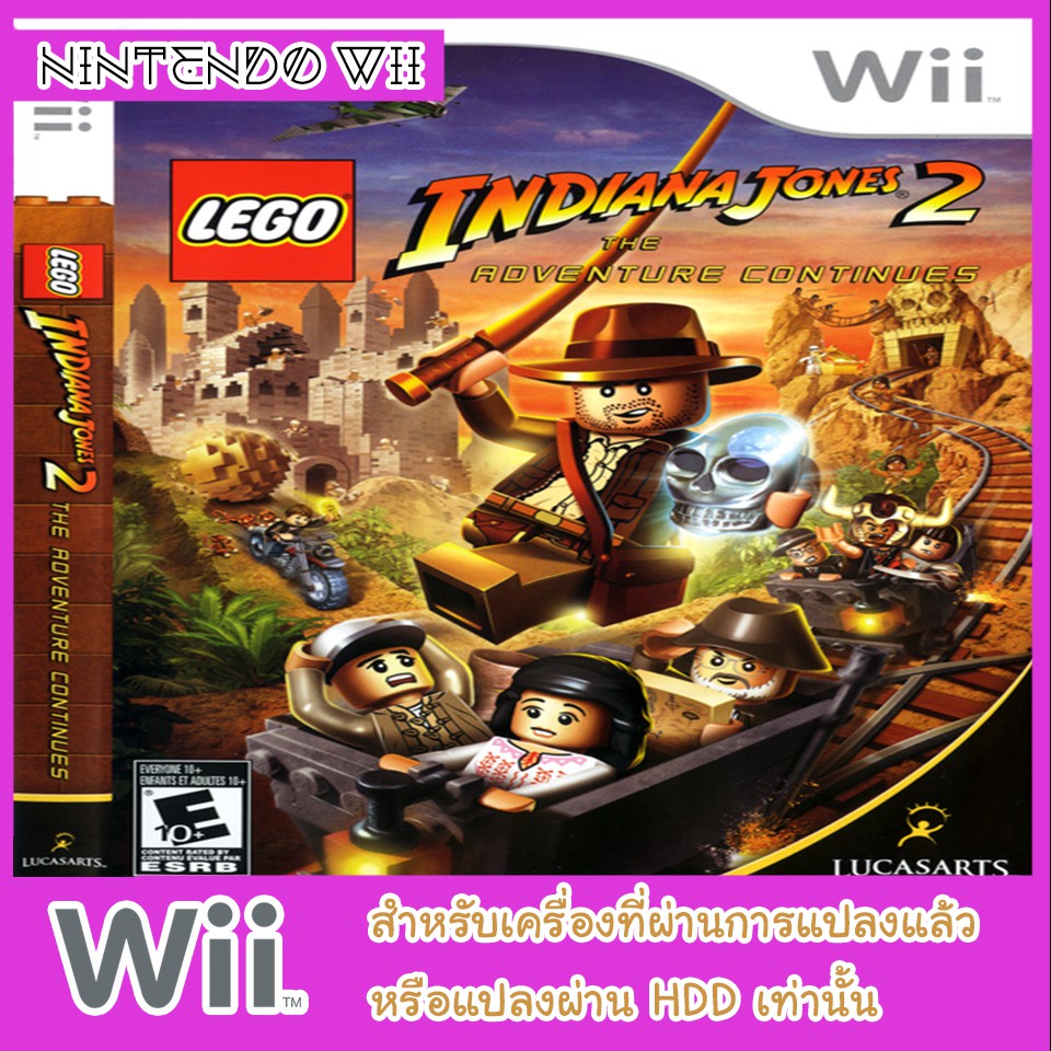 แผ่นเกมส์-wii-lego-indiana-jones-2-the-adventure-continues