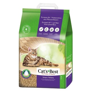 ภาพหน้าปกสินค้าCat\'sBest Smart Pellets 20 L ทรายแมวไม้สน เหมาะสำหรับแมวขนยาว ที่เกี่ยวข้อง
