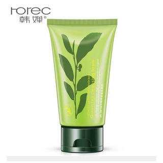 พร้อมส่งโฟมล้างหน้าชาเขียว Rorec Green Tea Cleansing Foamโฟมล้างหน้าชาเขียว Rorec สูตรสำหรับคนผิวเเพ้ง่ายจำจัดสิ่งสกปรก