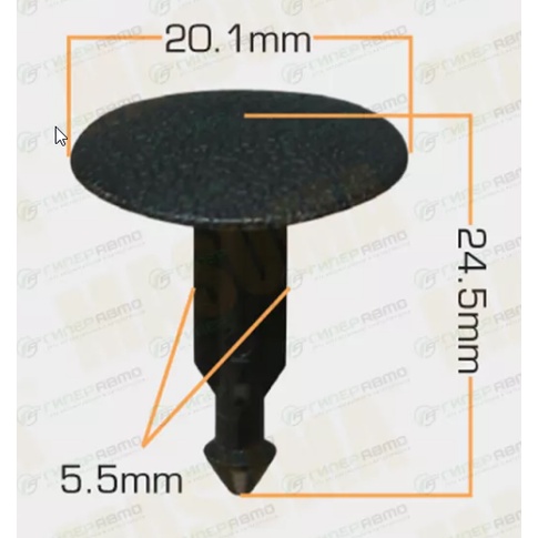 clip-ยึดโฟมท้ายรถ-subaru-95022ac040ml-ของแท้-mad-in-japan