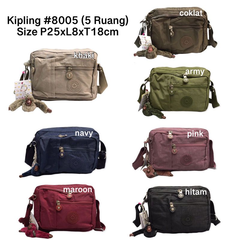 sling-kp-8005-วัสดุกันน้ํา-ฟรีพวงกุญแจลิง-ส่งฟรี-กระเป๋าสะพายข้าง-kp-นําเข้า-พรีเมี่ยม