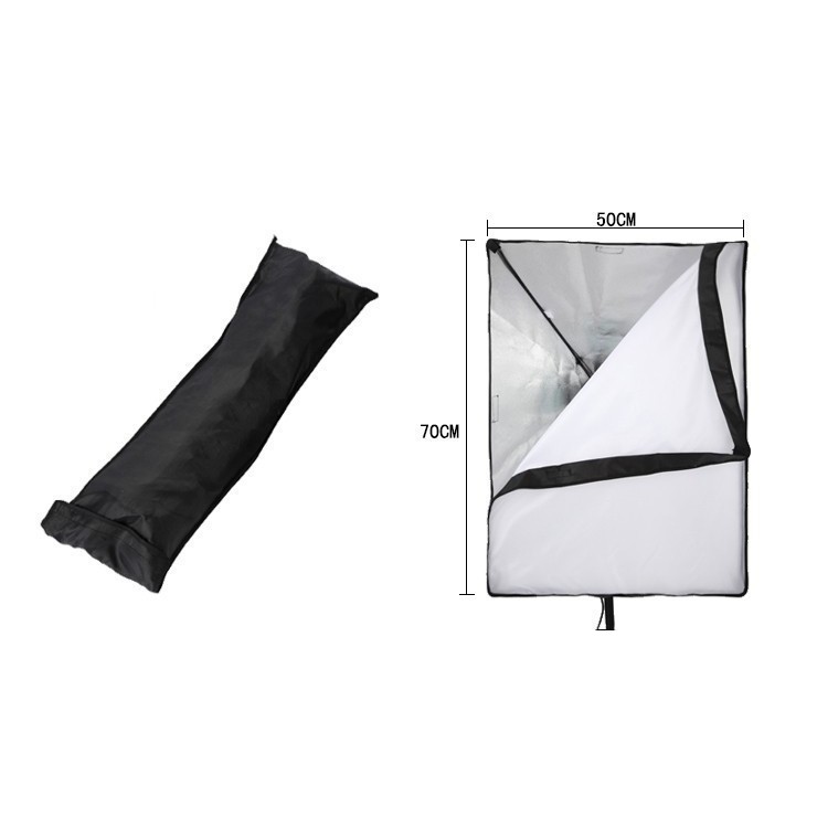 ภาพสินค้าSoftbox ไฟต่อเนื่อง ไฟสตูดิโอถ่ายภาพ 4 หัว softbox เซ็คคู่ 2 ตัว จากร้าน computerfeisaccessories บน Shopee ภาพที่ 5