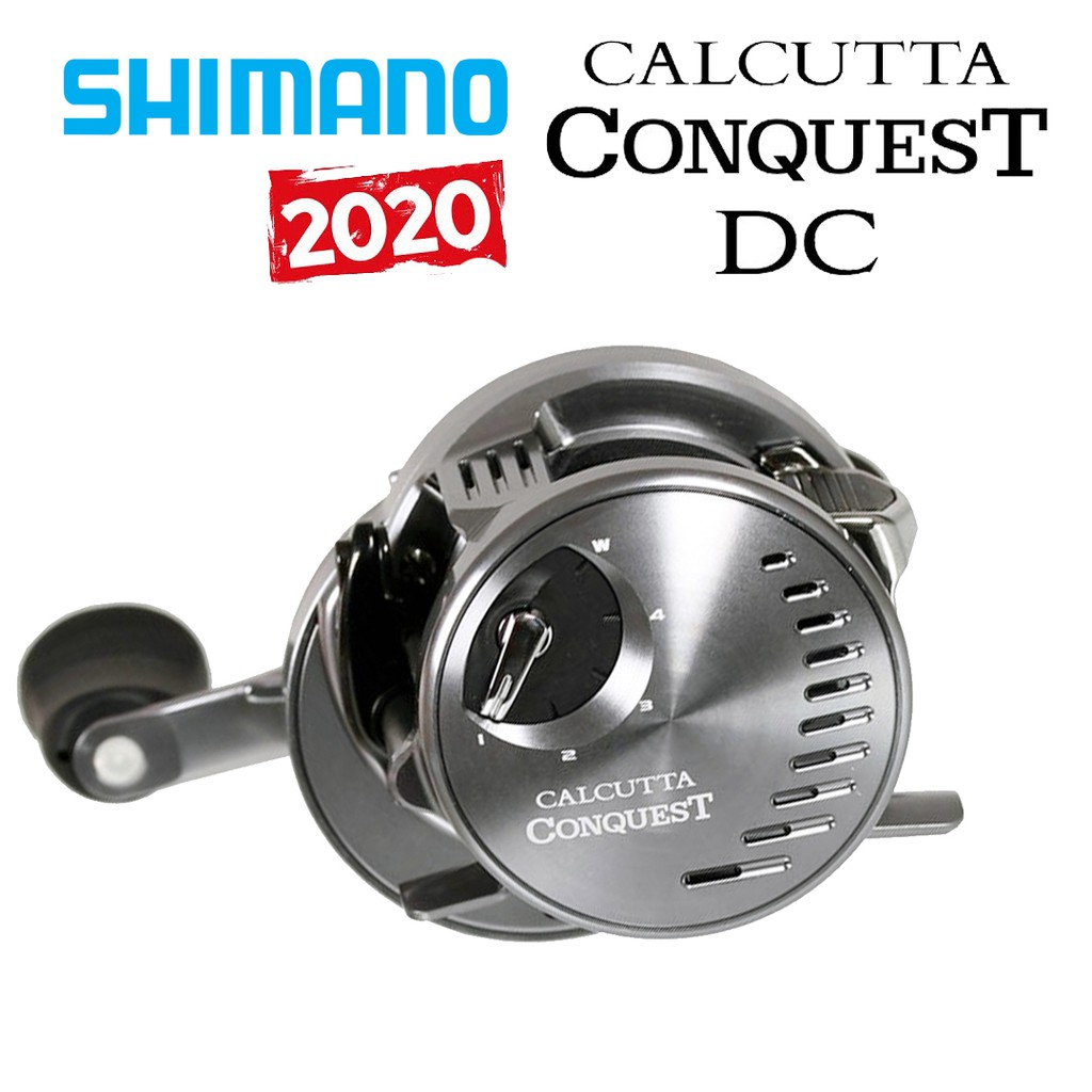 Moulinet Shimano Calcutta Conquest DC200 Droit - Occasion Avec Manche Personnalisée