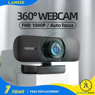 【ล่าสุด】 Mini HD 1080P กล้องเว็บแคม Webcam กล้อง webcam ให้ความละเอียด 1080P แท้ๆ พร้อมไมค์ในตัว กล้องเว็บแคมชัด