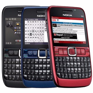 โทรศัพท์มือถือโนเกียปุ่มกด NOKIA  E63  (สีดำ) 3G/4G รุ่นใหม่2020