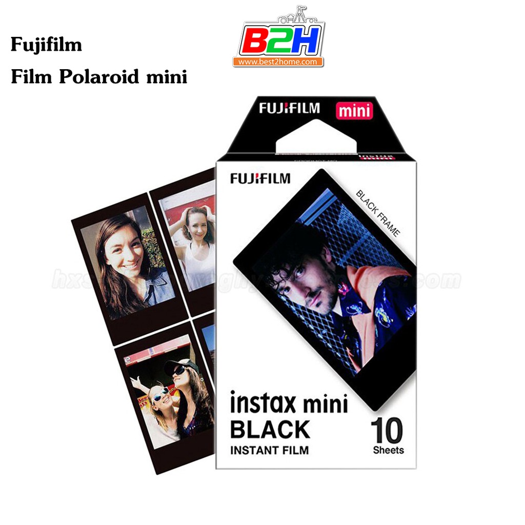 ราคาและรีวิวฟิล์ม Polaroid Fujifilm Instax Film - Black