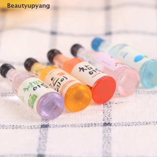 [Beautyupyang] โมเดลขวดเบียร์ ไวน์ เรซิ่น ขนาดเล็ก 1/12 สําหรับตกแต่งบ้านตุ๊กตา 10 ชิ้น