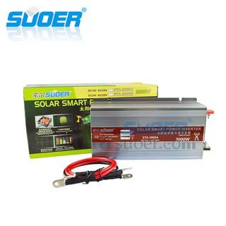 ภาพหน้าปกสินค้าSuoer Solar Smart 12 Volt 220 Volt DC To AC Power Inverter 3000w With USB Interface(รับประกัน1เดือน) ที่เกี่ยวข้อง