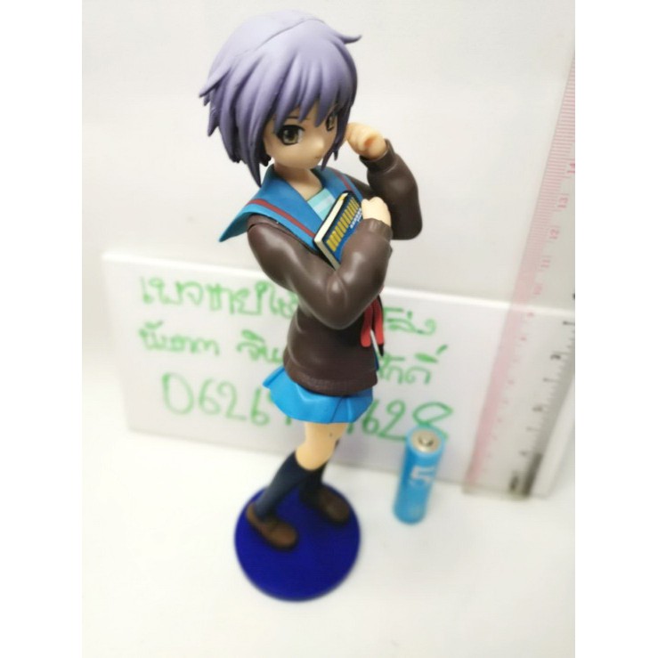 แท้-มื2-ฐานไม่ตรงรุ่น-sega-melancholy-of-haruhi-suzumiya-yuki-nagato-anime-prize-figure-ยูคิ-นางาโตะ