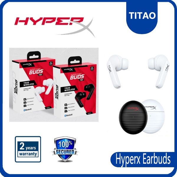 [ใหม่ในปี 2022] HyperX Cloud Earbuds TWS หูฟังอินเอียร์ไร้สาย บลูทูธ ...
