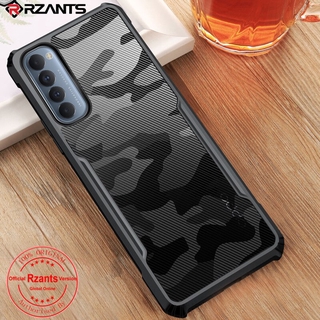 Rzants Acrylic PC+TPU Armor Case For OPPO Reno 4 Pro 4G Case Shockproof Camouflage Back Cover Case