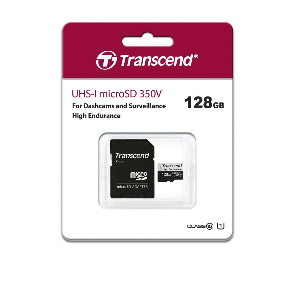 ภาพหน้าปกสินค้าTranscend MicroSD Card 128GB :High Endurance รับประกัน 2 ปี-มีใบกำกับภาษี-TS128GUSD350V จากร้าน sjcam_officialstore บน Shopee