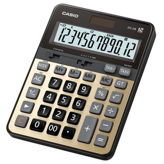 Casio Calculator เครื่องคิดเลข รุ่น DS-2B-GD สีทอง