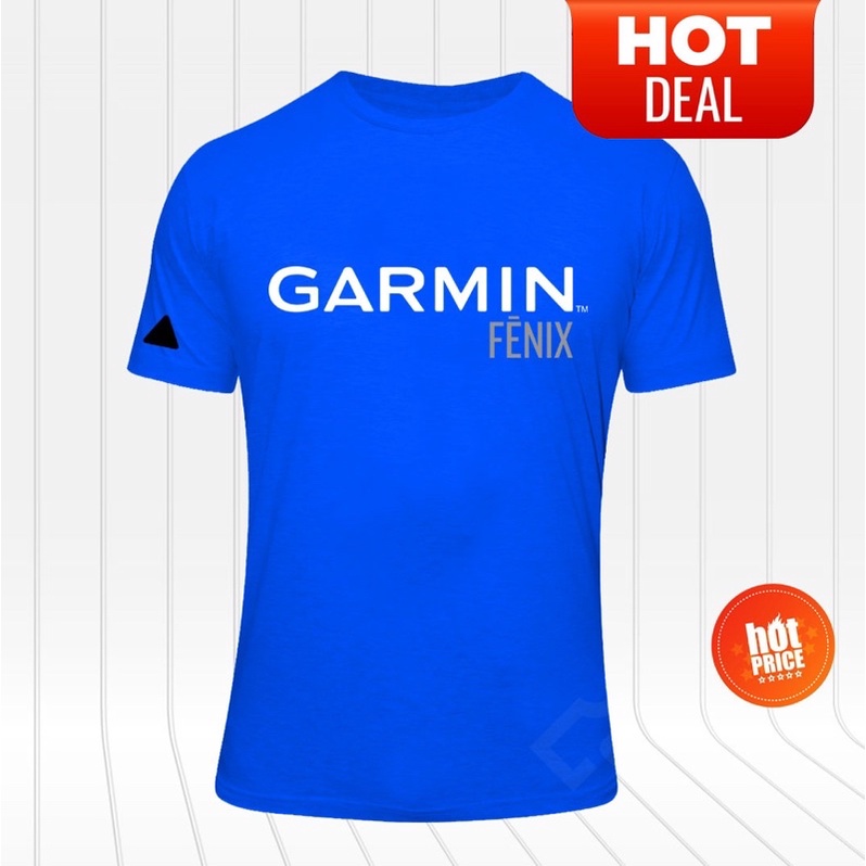 เสื้อยืดเด็กผช-dri-fitgarminfenixโลโก้เสื้อยืดแขนสั้นไมโครไฟเบอร์