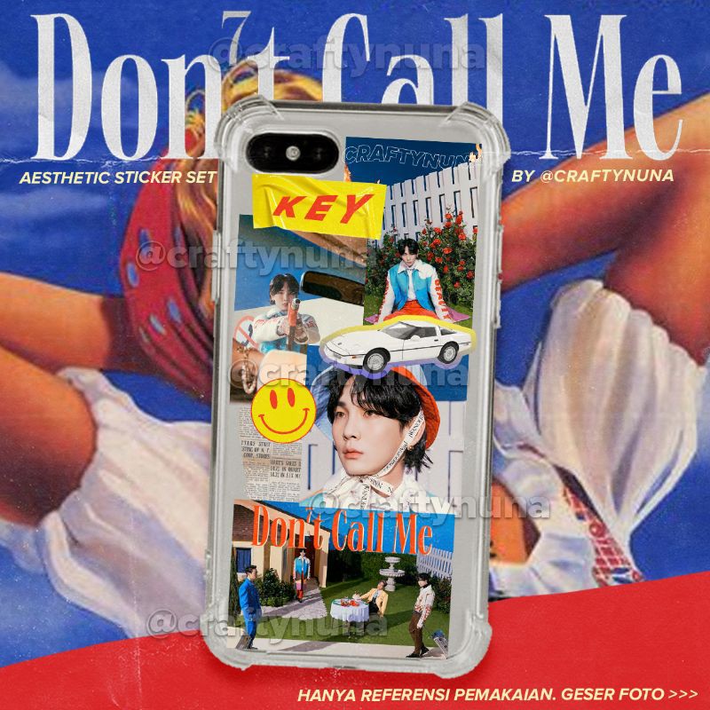 shinee-call-me-ชุดสติกเกอร์-ลาย-nuna-shinee-kpop-สําหรับติดตกแต่งเคส-hp-taemin-minho