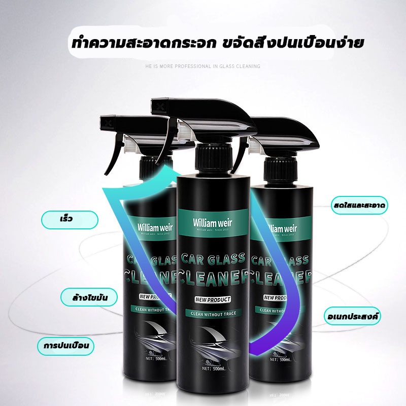 น้ำยาเคลือบกระจก-น้ำยาเช็ดกระจกรถยนต์-500ml-น้ำยาเช็ดกระจกรถ-เคลือบแก้ว-น้ำยาเช็ดกระจก-นํ้ายาขัดกระจก-น้ำยาขัดเงารถ