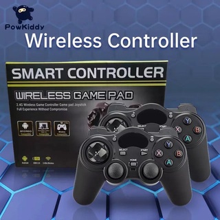 2.4G ไร้สายGamepads จอยสติ๊กเกมคอนโทรลเลอร์ Joypad สำหรับ PS3 PC Android Windows Raspberry Pi 4 Retroflag NESPi Retropie