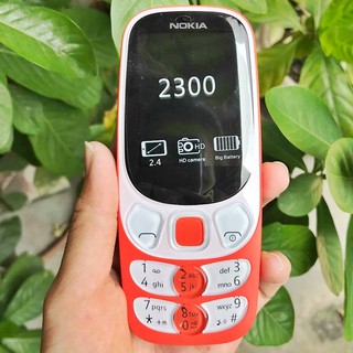 โทรศัพท์มือถือ NOKIA 2300 (สีส้ม) 2 ซิม 2.4นิ้ว  3G/4G โนเกียปุ่มกด 2030
