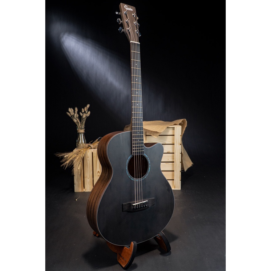 กีตาร์โปร่ง-gusta-sga-sp-acoustic-guitar