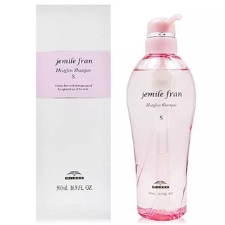 Jemile fran  Heatgloss shampoo  , japan 500ml, S แชมพูบำรุงเส้นผม สำหรับบำรุงผมเส้นเล็ก